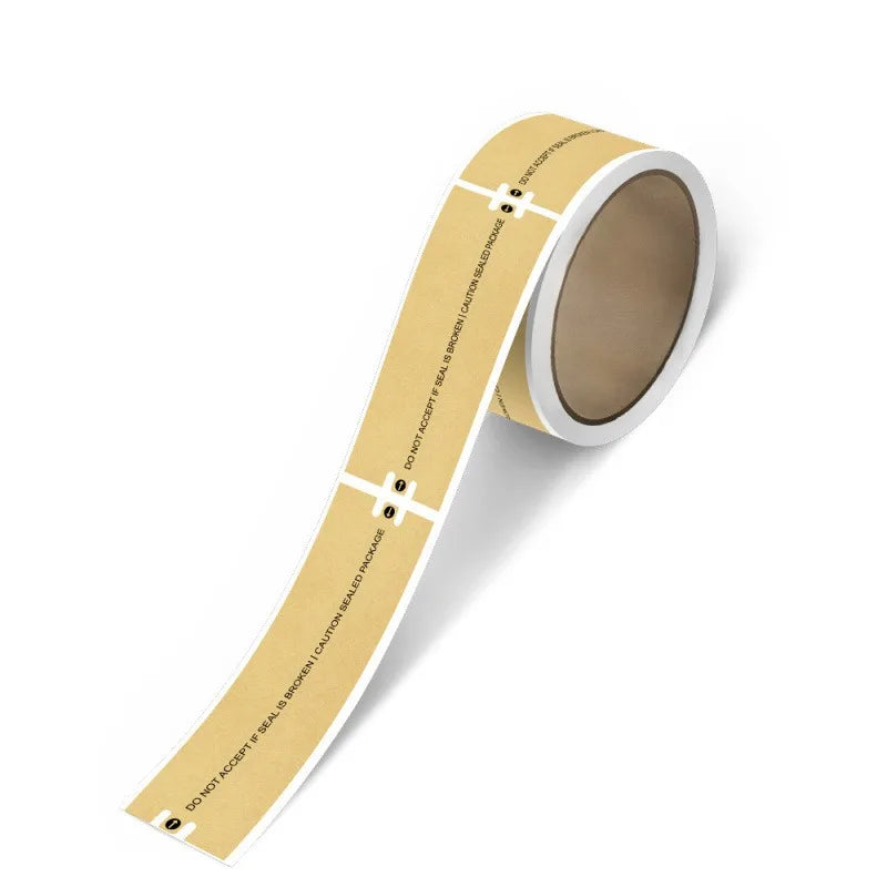 100pcs Self-Adhesive Sealing Stickers, Rectangular Matte Finish,Single-Use Paper Seal Labels for Secure Packaging and Mailing