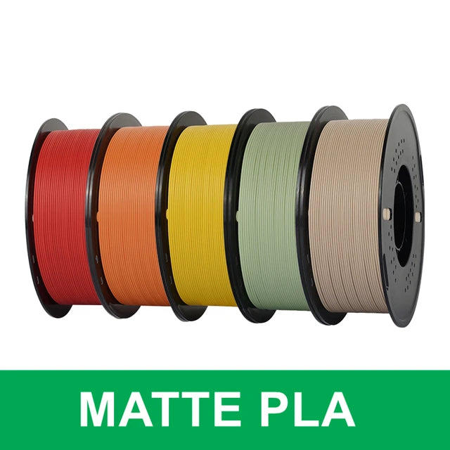 KINGROON 5KG(11LBS) PLA PETG HS-PLA HS-PETG Filament 1.75mm High Speed 3D Printer Material Matte PLA 1kg*5 Roll Mix Color New