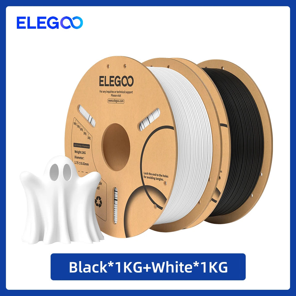 ELEGOO PLA Filament 10KG 1.75mm Plastic 3D PLA for 3D Printer Filament for FDM 3D Printer Elegoo