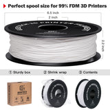 GEEETECH 5Rolls 3D TPU Flexible Filament TPU material 1.75mm Plastic Vacuum Packaging, Non-Toxic High Quality Safe,fast ship