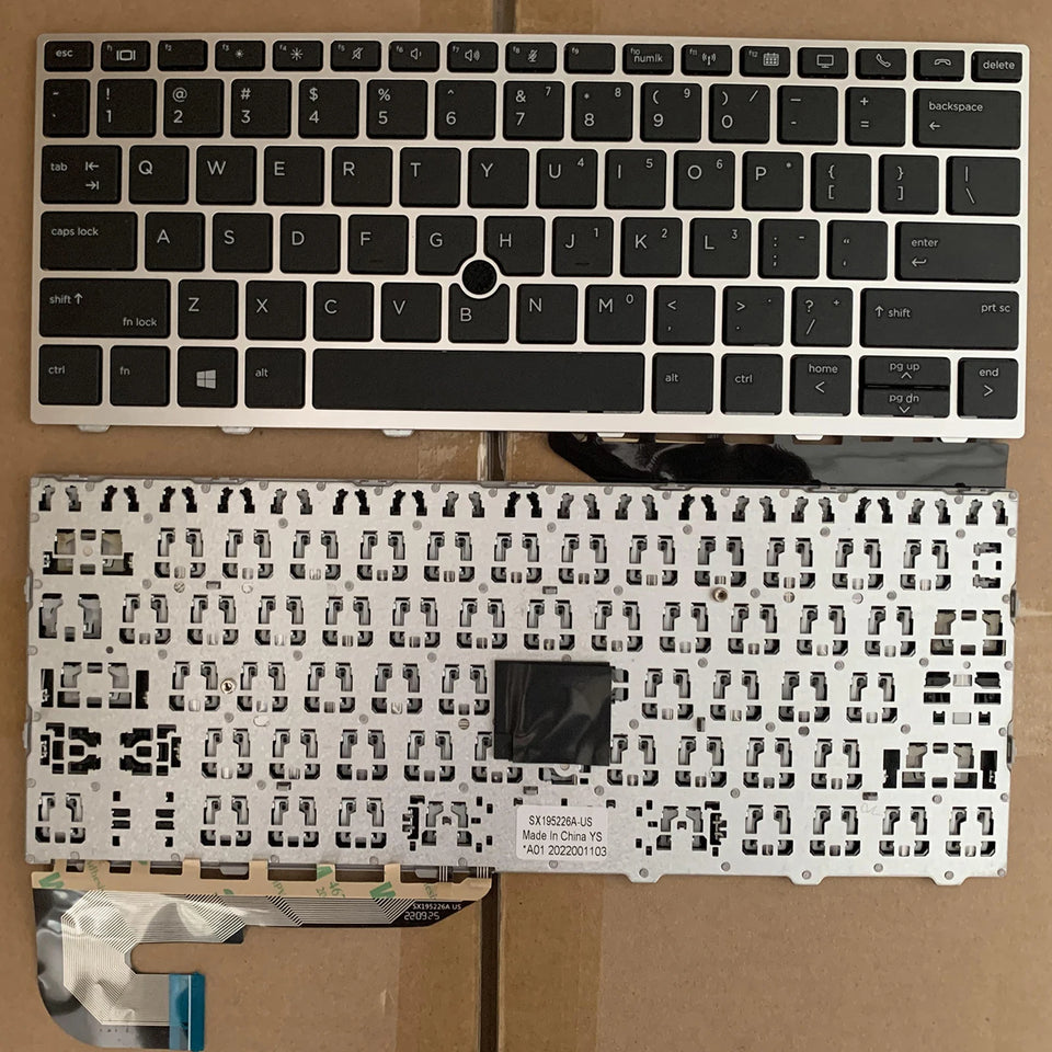 US Laptop Keyboard for Hp EliteBook 730 g5 735 g5 735 g6 830 g5 830 g6 836 g5 L56442-031 L13697-031