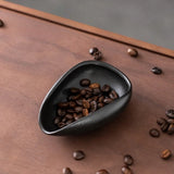 Coffee Bean Dosing Cup Bean Dispenser Ceramics Bean Measuring Tray Tea Coffee Accessorie
