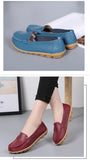 Women Flats Ballet Shoes Woman Cut Out Leather Breathable Moccasins Women Boat Shoes Ballerina Ladies Casual Shoes