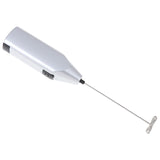 1PC Handhold Milk Frother Battery Operated Foam Maker Electric Egg Beater Whisk Stainless Steel