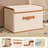 Clothes Storage Box With Lid For Household Use Wardrobe Underwear Storage Box Organizing Boxed Clothes Blankets Storage Basket
