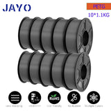 JAYO pla plus petg High speed matte PETG APLA 10Rolls  filament 175mm no bubbles smooth multiple colors optional for 3D printing