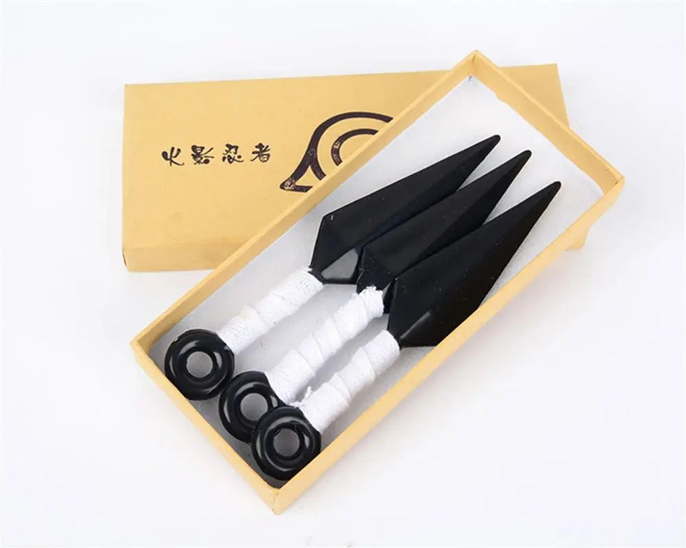 Anime Akatsuki Hatake Kakashi Shuriken Uchiha Itachi Cosplay Accessories Props Plastic Collection Toys Halloween Gifts