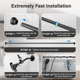 Tandem Shower Head for Couples, High Pressure Dual Shower Head, Double Shower Head for Two People, 2 Showerhead System
