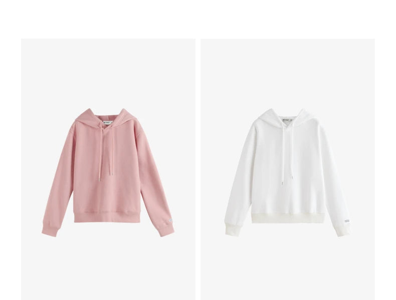Women Plush Hoodies Sweatshirt 2024 Autumn Long Sleeve Loose Hooded Sweatshirt Versatile Leisure Multicolor Warm Pullover Tops