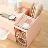 Tissue Box Napkin Holder Remote Control Storage Desk Organizer Office Multifunctional Sundries Stationery Ontainer Storage Home