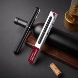 Portable Handheld 2-in-1 Air Pressure Wine Opener with Air Pump And Cork Remover Foil Cutter Compact Desktop Cicerone for Party