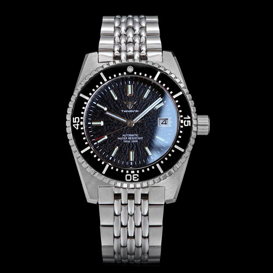 Tandorio 62MAS Style NH35A Automatic Watch For Men 200M Waterproof Diving Mechanical Watches Sapphire Glass Luminous New