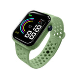Children's electronic watch, student rainbow digital display LED electronic watch