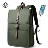 HK Men's Fashion 15.6" Laptop Backpack Waterproof Work Backpacks Teenage Student Charging Travel Shoulder Bag Women's Backpack