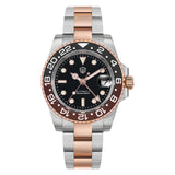 Watchdives WD16760 V2 GMT Watch NH34 Automatic Movement Sapphire Luminous Watches Stainless Steel 300m Waterproof Wristwatch
