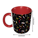 Pink Doctor Nurse Coffee Mugs DIY Customized Enfermera En Apuros Ceramic Milk Tea Mug Cup