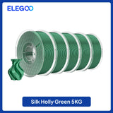 ELEGOO 5/10KG Silk Filament PLA 1.75mm 3D Printer Filament for FDM 3D Printers Elegoo PLA for Elegoo Centauri Carbon