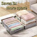Compression Bags No Vacuum Needed,Travel Camping Essentials Vacuum Bags for Luggage Packing Roll Up Space Saving Storage Bag