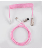 3M Type C Mechanical Keyboard Coiled Cable USB Keyboard Wire Mechanical Keyboard Aviator Desktop Computer Aviation Connector