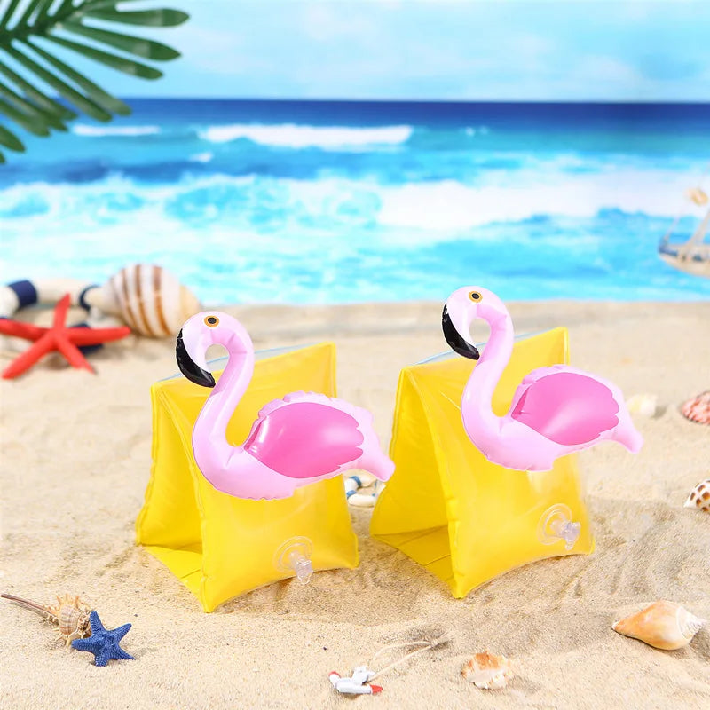 Rooxin Baby Kid Swim Arm Rings Inflatable Swimming Ring Tube Swim Floating Sleeve Swimming For Child Safety Swim Training