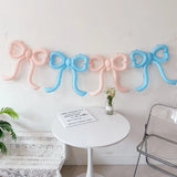 4PCS 22 inch love bow balloon set decoration theme party birthday party scene layout coffee dessert shop decoration