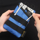 Foldable Small Tool Storage EDC Pouch Lightweight Wear Resistant Organizer for Camping Hiking Sports Portable Credit Card Wallet