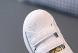 Children's Sneakers Kids Fashion Design White Non-slip Casual Shoes for Boys Girls Hook Breathable Sneakers Toddler Outdoor Shoe