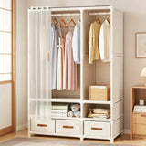 Durable Dustproof Collapsible Closet Large Capacity Wardrobe Easy Assembly Storage Organizer for Bedroom Dorm Daily Arrangement