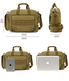 40L Portable Backpack Tactics Multifunction Outdoor High Capacity Camping Backpacks Army Diagonal Span Bag
