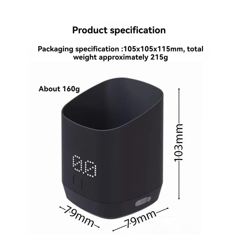 B47B-Waterproof Coffee Scale Portable 0.1G Precision LED Display 500G Capacity In G/Oz For Espresso Machine