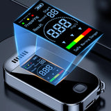 Portable Alcohol Tester Digital Breath Alcohol Tester Professional Breathalyzer With LCD Display USB Rechargeable