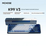 MCHOSE K99 V3 Mechanical Keyboard Tri-Mode Wireless ARGB Control Knob 10000mAh Dual 8K 0.125ms Hot-Swappable Custom Game Keyboar