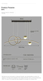 Restaurant Pendant Lights, Modern and Minimalist Bar Lighting Fixtures Long Table Lights Creative Restaurant