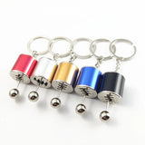 Creative gear keychains, car keychains, car manual transmission models, small gifts, food stalls, stress-relieving toys