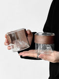 Japanese-style glass retro ethnic wind high temperature resistant Mount Fuji tea cup home snow mountain cup coffee cup