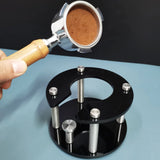 51/54/58mm Coffee Portafilter Holder,Espresso Tamper Stand, Espresso Holder Fits 51/54/58mm Portafilters(Only Sell Stand)