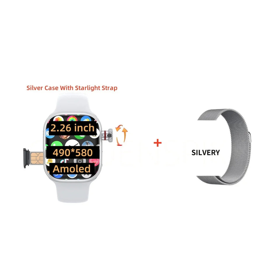Original CD99 S16 S9 Smart Watch 2.26 inch Amoeld 8GB RAM AMOLED Wifi GPS 128GB ROM Position APP Download Smartwatch Men Women