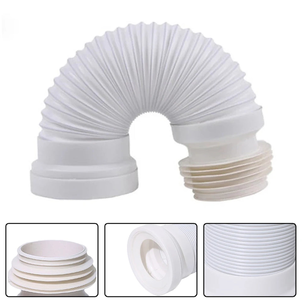Home Fixtures WC Pan Connector Home Flexible Home Plumbing Toilet Waste WC Pan Connector 250mm-500mm Extendable