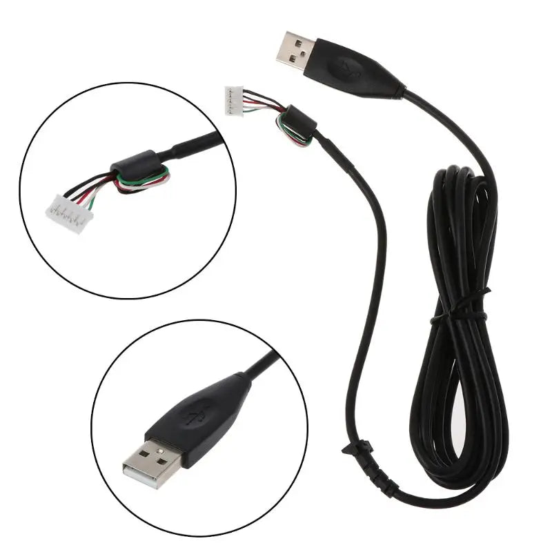 Durable Nylon Braided Line Mouse Cable Replacement Wire For Logitech G502/G402 Mouse
