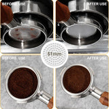 51/53/58mm Espresso Tamper Set 3pcs WDT Tool Espresso Dosing Funnel Puck Screen Coffee Stirrer Distribution Tool Coffeware Sets