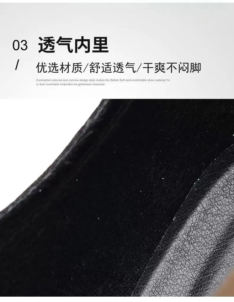 Retro Leather Shoes for Men Summer 2025 New Outdoor Lightweight Men's Loafers British Peas Shoes Men's Moccasins Tenis Masculino