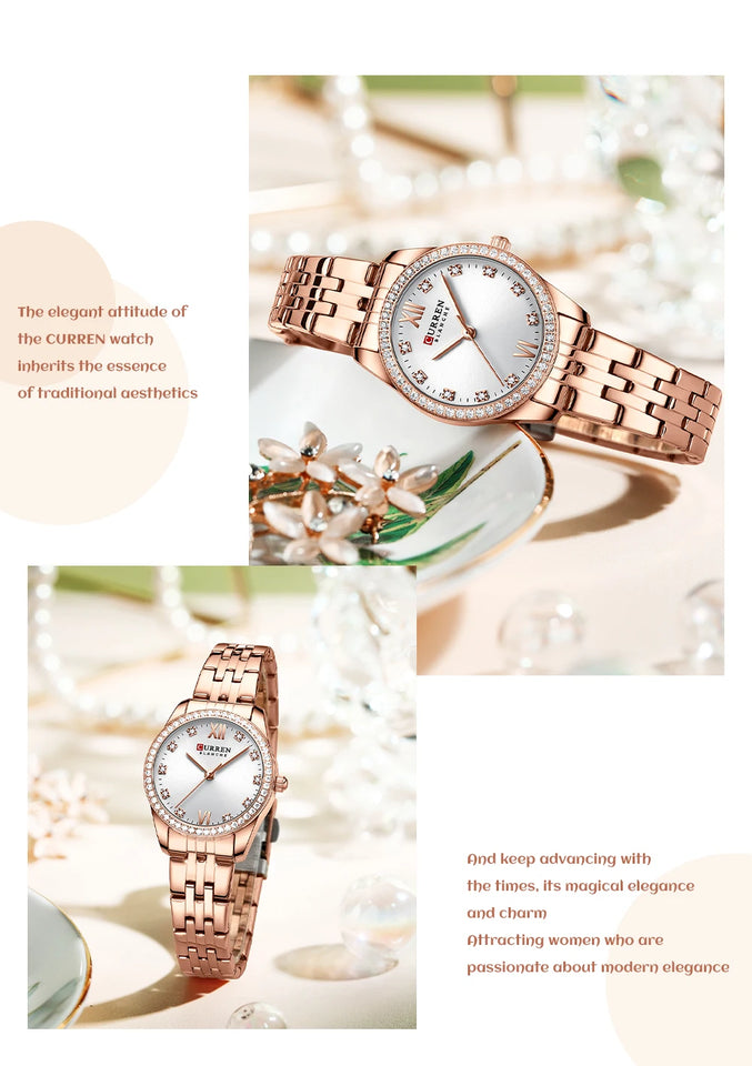New stock! ! Women Bracelet Watches Steel belt Love Steel belt Rhinestone Quartz Wrist Watch Luxury Fashion Watch for women
