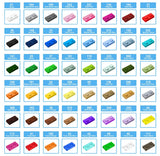 MOC 10PCS Puzzle Particle 3005 1x1 Bricks Building Blocks Plate Board Assemble Educational Idea Toys Birthday Gifts Dropshipping