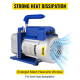 SIHAO 1.8CFM Vacuum Pump with Gauges AC Refrigerant  Vacuum Packing Air Condition Automobile Maintenance 220V 110V