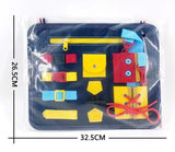 Busy Board Montessori Toys for Toddlers Sensory Toy Preschool Learning Educational Travel Activities For Boys Fine Motor Skills