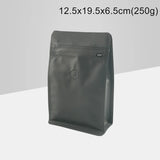 StoBag 20pcs 250g Color Matte Coffee Beans Bag Packaging with Valve Aluminum Sealed for Powder Nuts Storage Reusable Pouches