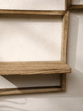 Wooden Display Shelf Floating Shelves Rustic Wood Shelves Wall Storage for Bedroom Kitchen Over Toilet Small Wall Mounted Gifts