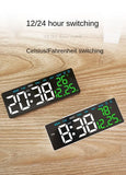 Digital Led Alarm Clock Temperature Date and Week Display Table Clock Night Mode Brightness Adjustable Electronic Alarm Clocks