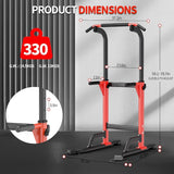 Dip Station - Home Gym Strength Training Pull-Ups Dip-Ups 330Lbs