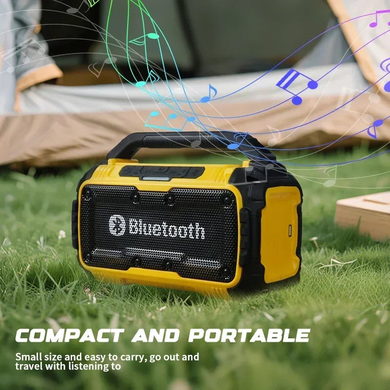 Dewalt Portable Speaker Wireless Bluetooth-compatible Subwoofer Outdoor Construction Site Waterproof Loudspeaker Stereo Tool